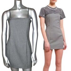 Callipygian x Opening Ceremony Houndstooth Mini Slip Dress XS 2 NWT